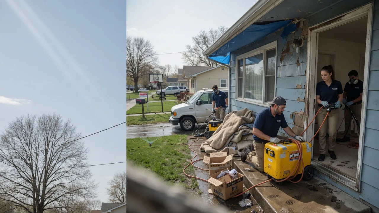 Basement Flood Cleanup in Cornersville, TN near me